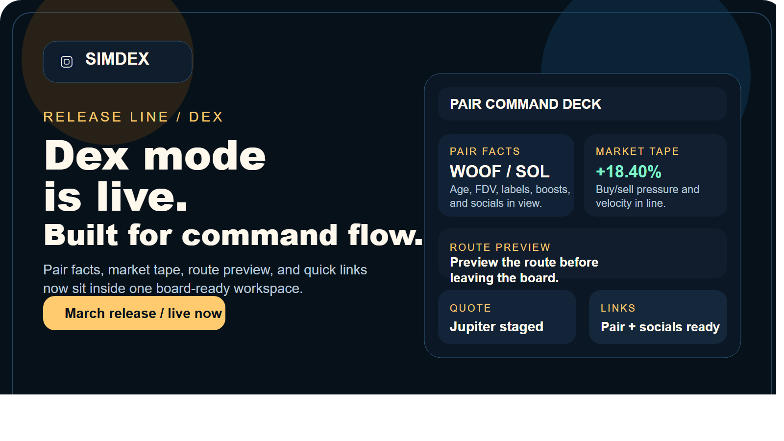 SimDex Dex mode launch image
